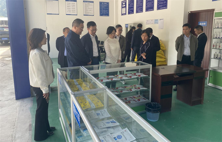 四川省供銷(xiāo)社黨組成員、理事會(huì)副主任、一級(jí)巡視員楊武秀帶隊(duì)到萬(wàn)源調(diào)研集團(tuán)舊院黑雞產(chǎn)業(yè)發(fā)展工作